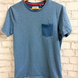 Men's Light Blue Short Sleeve Pocket Tee